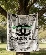 Chanel Throw Blankets